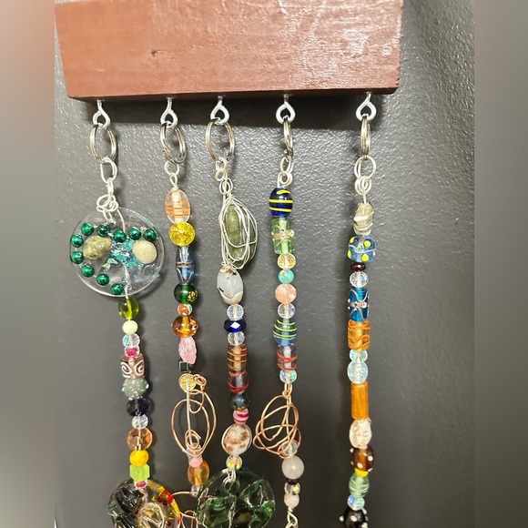 Hanging wall decor OOAK Assemblage Art Handmade Mosaic Indoor/Outdoor - Picture 10 of 15